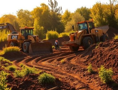 Gépi földmunka, tereprendezés, Gépi földmunka Budapest és Pest megye, Szigetszentmiklós, Törökbálint, Budaörs, Dabas, Újhartyán, Budakeszi, Tököl
